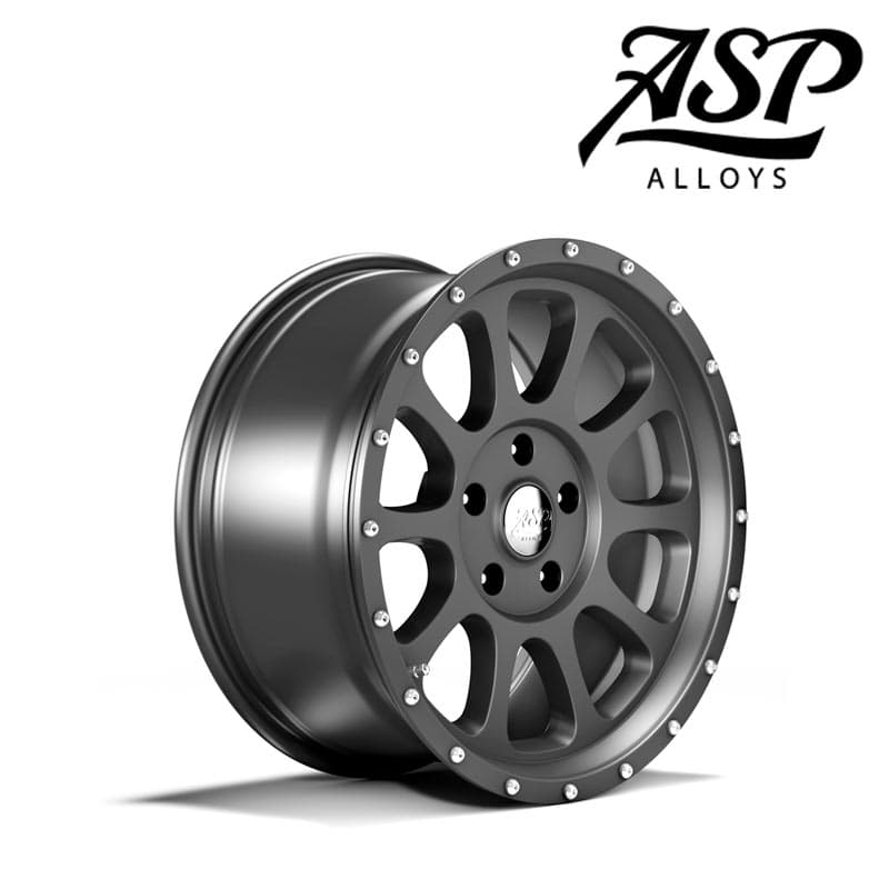 ASP-Alloys-Llanta-aluminio-1450-Gunmetal-Grey-85×18-ET-32-TUV-approved-1450.13-50-8518-5-32T