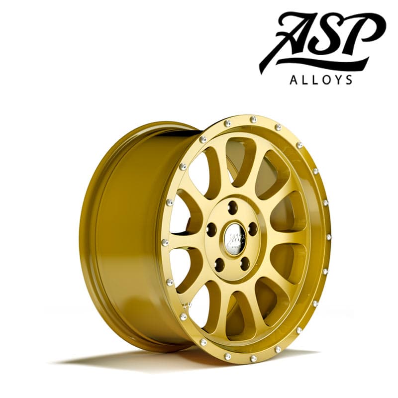 ASP-Alloys-Llanta-aluminio-1450-oro-85×18-ET-32-TUV-approved-1450.12-50-8518-5-32G